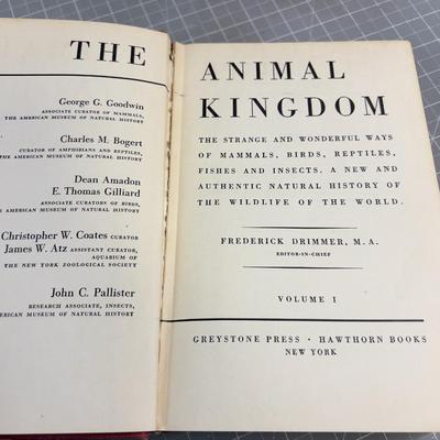 The Animal Kingdom 3 Volume Set 