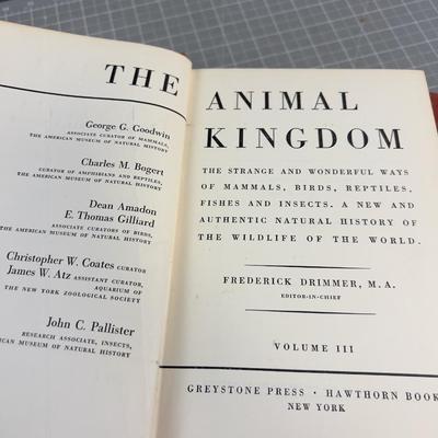 The Animal Kingdom 3 Volume Set 