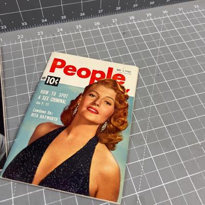 Vintage Small  PEOPLE TODAY Magazines, 