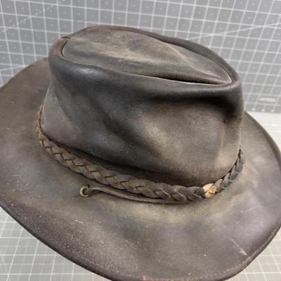Kool Leather Cowboy Hat Men's