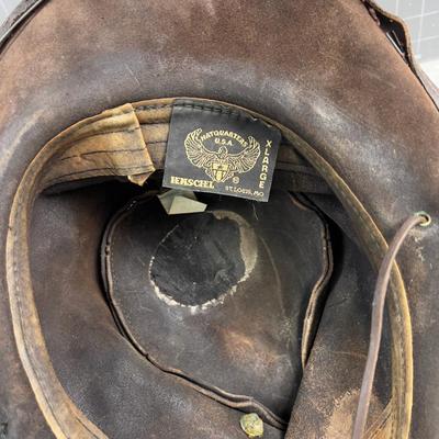 Kool Leather Cowboy Hat Men's
