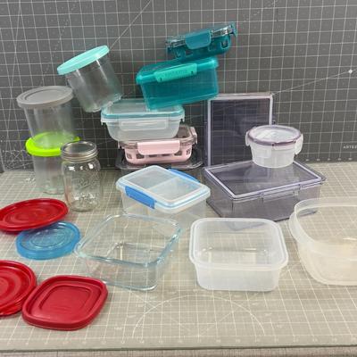 Plastic Storage Containers for Food and such