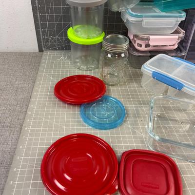 Plastic Storage Containers for Food and such