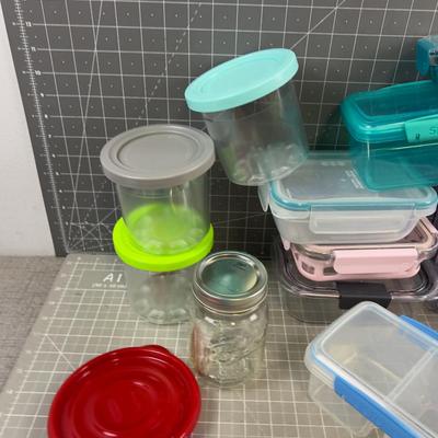 Plastic Storage Containers for Food and such