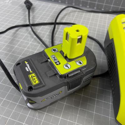 Ryobi Battery Charger and Battery 