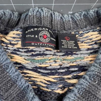 American Eagle Outfitters Sweater, Blue Gray