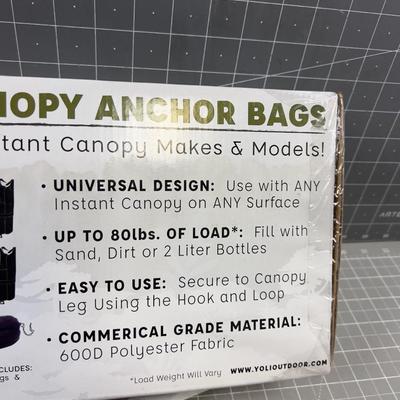 Deluxe Canopy Anchor Bags NEW 