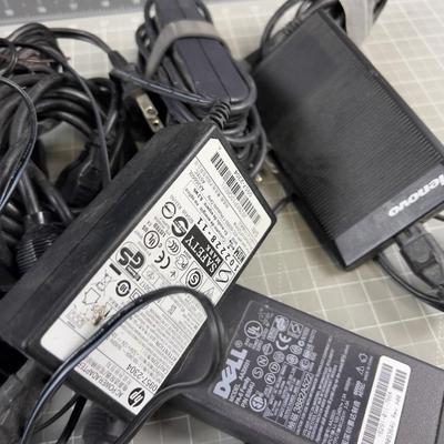 Box of Laptop Power Supplies