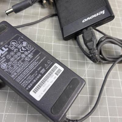 Box of Laptop Power Supplies