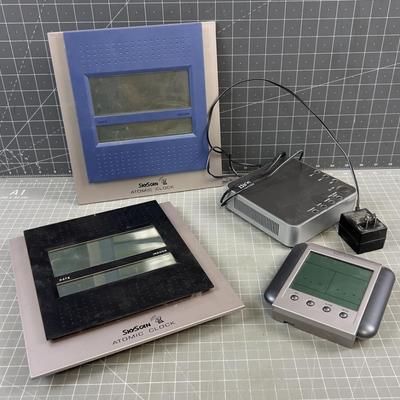 Bunch of Weather Stations Clocks