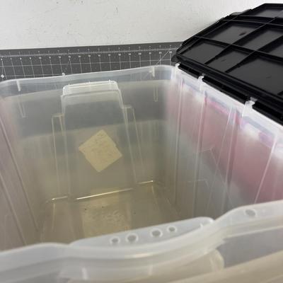 5 Storage Tubs -