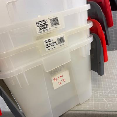 5 Storage Tubs -