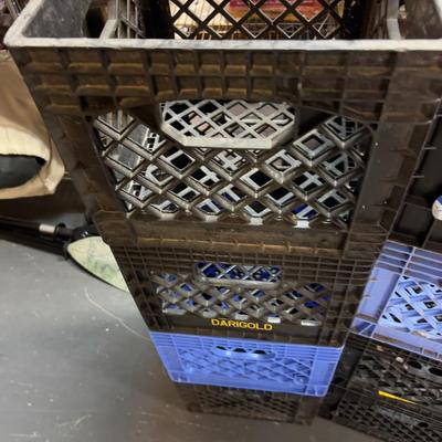 8 Milk Crates 