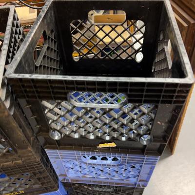 8 Milk Crates 