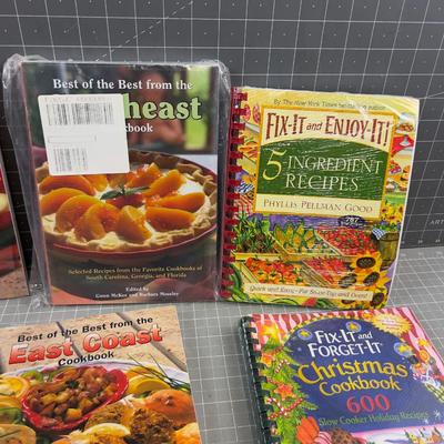 Mostly New Sealed Cook Books 
