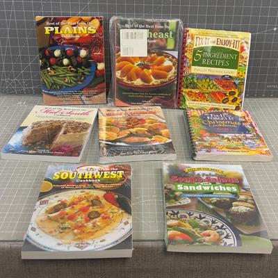 Mostly New Sealed Cook Books 