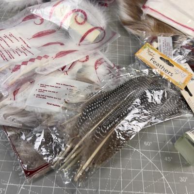 Fly Tie Supplies - Lots of FEATHERS