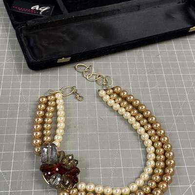 Accessory Quotient Statement Faux Pearls 