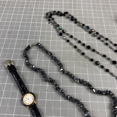 Pile of Costume Jewelry