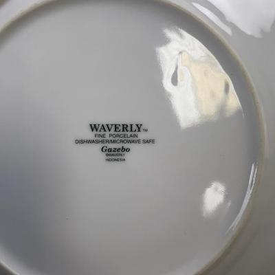 Waverley Fine Porcelain Gazebo Pattern (8) Dinner Plates 