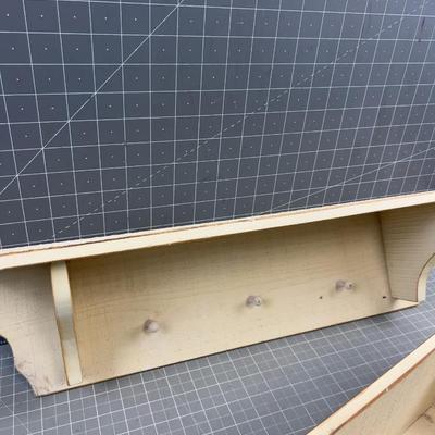 Rustic Pine Wall Shelves  (2) 