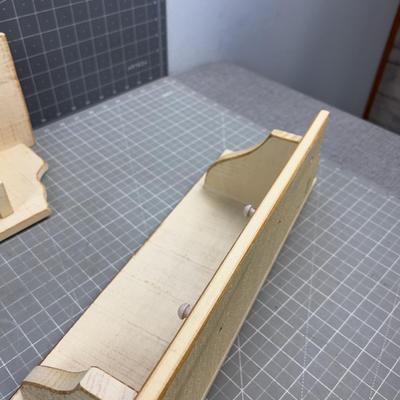 Rustic Pine Wall Shelves  (2) 