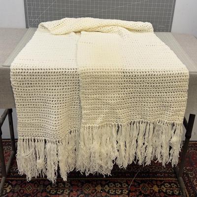 Over sized Scarf, off White, 