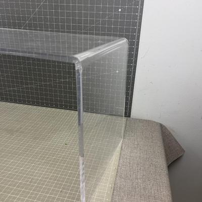 Clear Lucite Coffee Table 