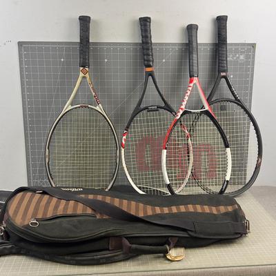 (4) Tennis Rackets for a Great Game of Mixed Doubles