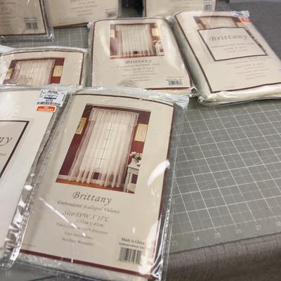 Sheer Curtain Panels and Valances