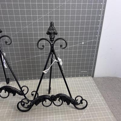 4 Metal Easels for Art, Books, Whatever? 