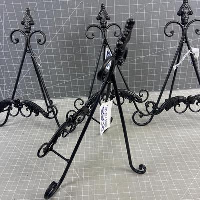 4 Metal Easels for Art, Books, Whatever? 