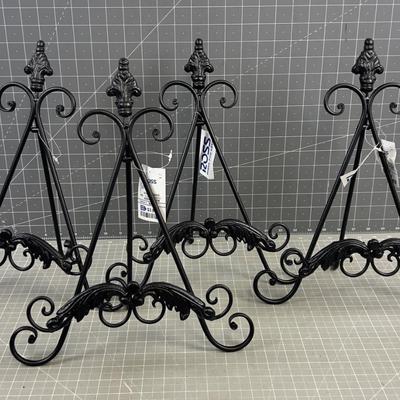 4 Metal Easels for Art, Books, Whatever? 