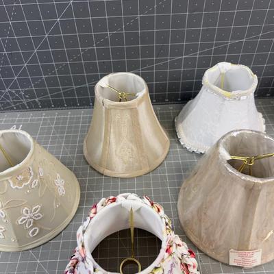 8 Tiny Lamp Shades 