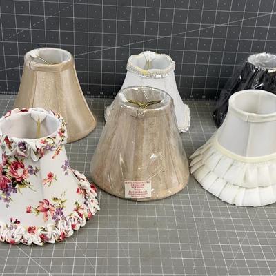 8 Tiny Lamp Shades 