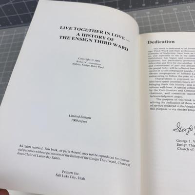 LDS A HISTORY OF THE ENSIGN THIRD WARD CUMMINGS 1981