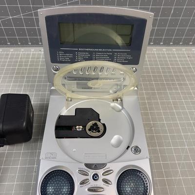 Sharper Image CD Player White Noise Machine 