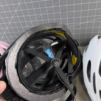 3 Bike Safety Helmets 
