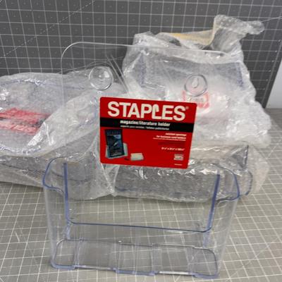Staple Magazine or Pamphlet Holders 