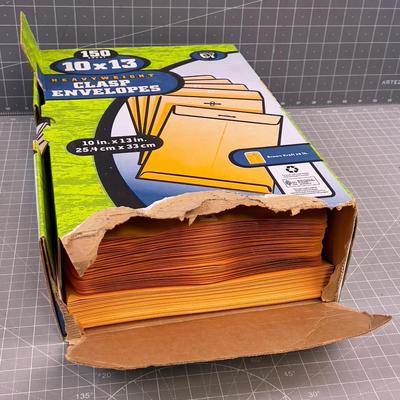 Partial box 10x13" Clasp Envelopes 