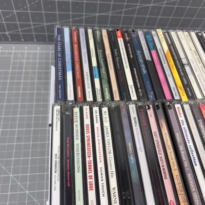 Tray CD's Rock and Christmas #A