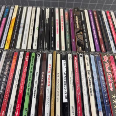 Tray CD's Rock and Christmas #A