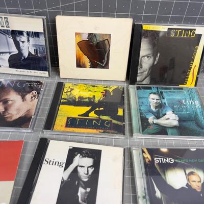 9 Sting CD's 