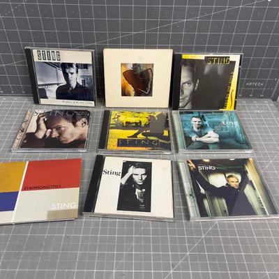 9 Sting CD's 