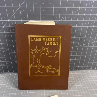 2 Family Utah History Books, Genealogy 
