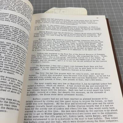 2 Family Utah History Books, Genealogy 
