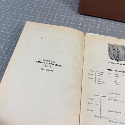 2 Family Utah History Books, Genealogy 