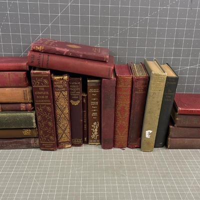 BIG Pile of Antique Books