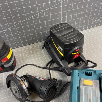 Lot of Batteries and Cordless Tools 
