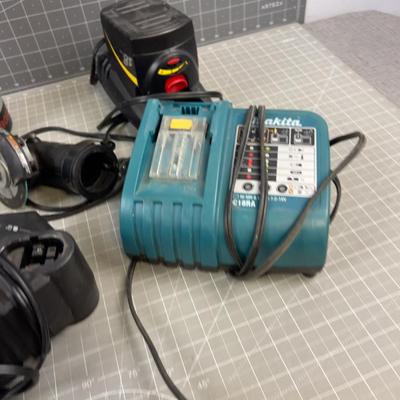 Lot of Batteries and Cordless Tools 